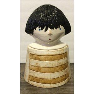 Vintage 1962 The Beatles Boy Cookie Jar Ceramic Homage Beatles USA